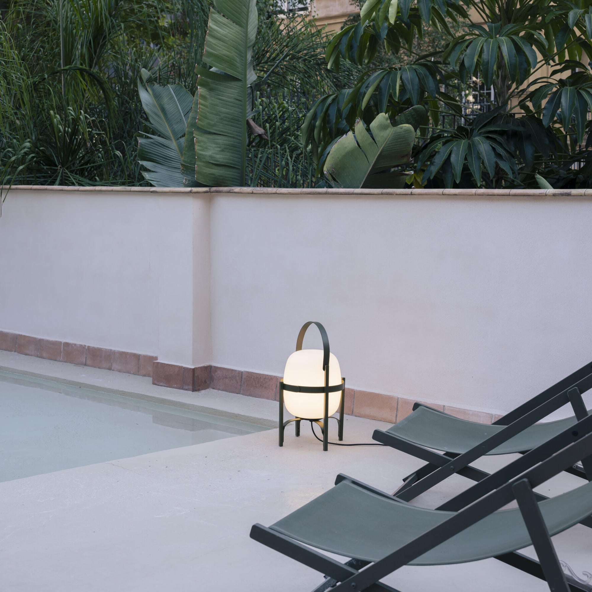 Cesta Exterior Table Lamp - Black-3