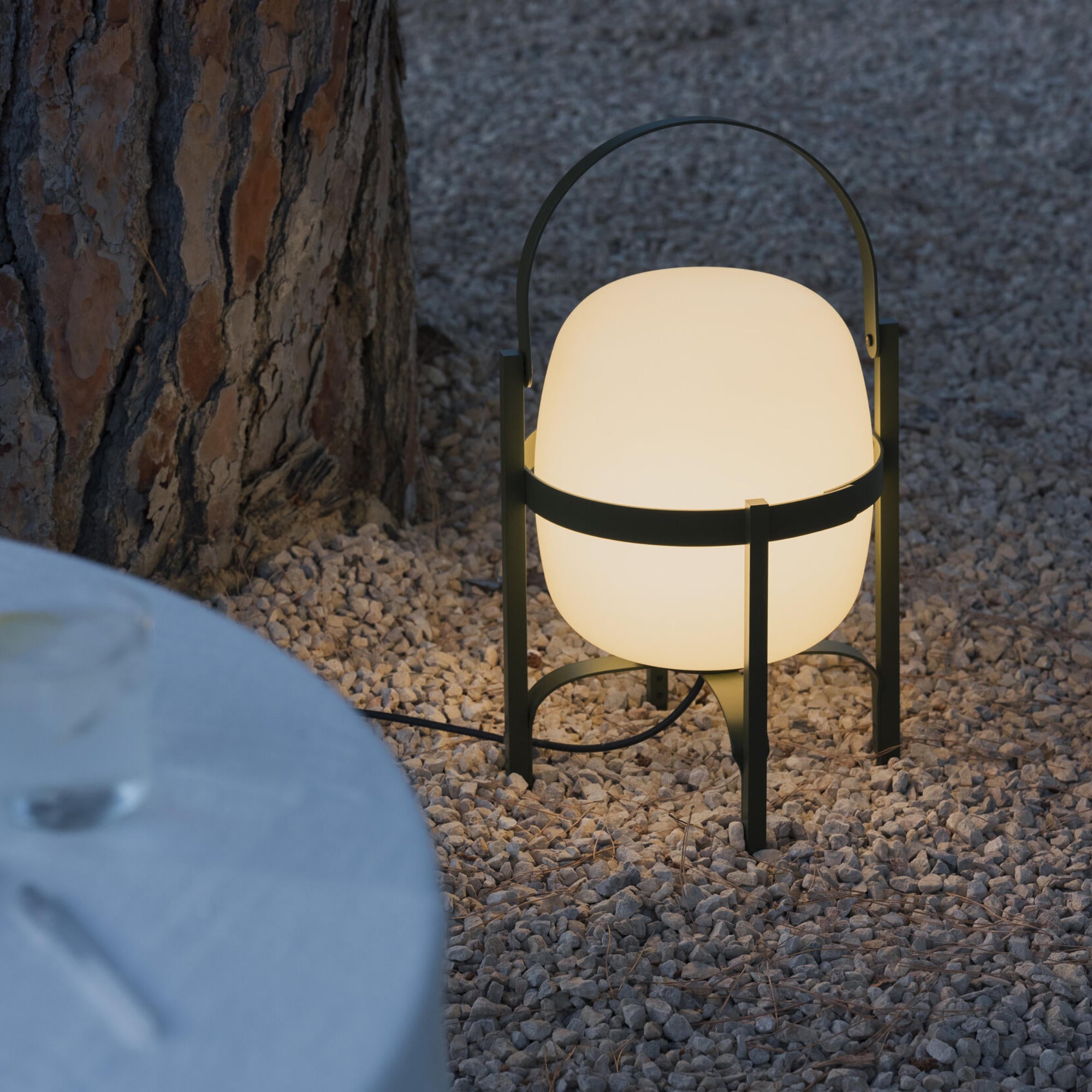 Cesta Exterior Table Lamp - British Racing Green-4