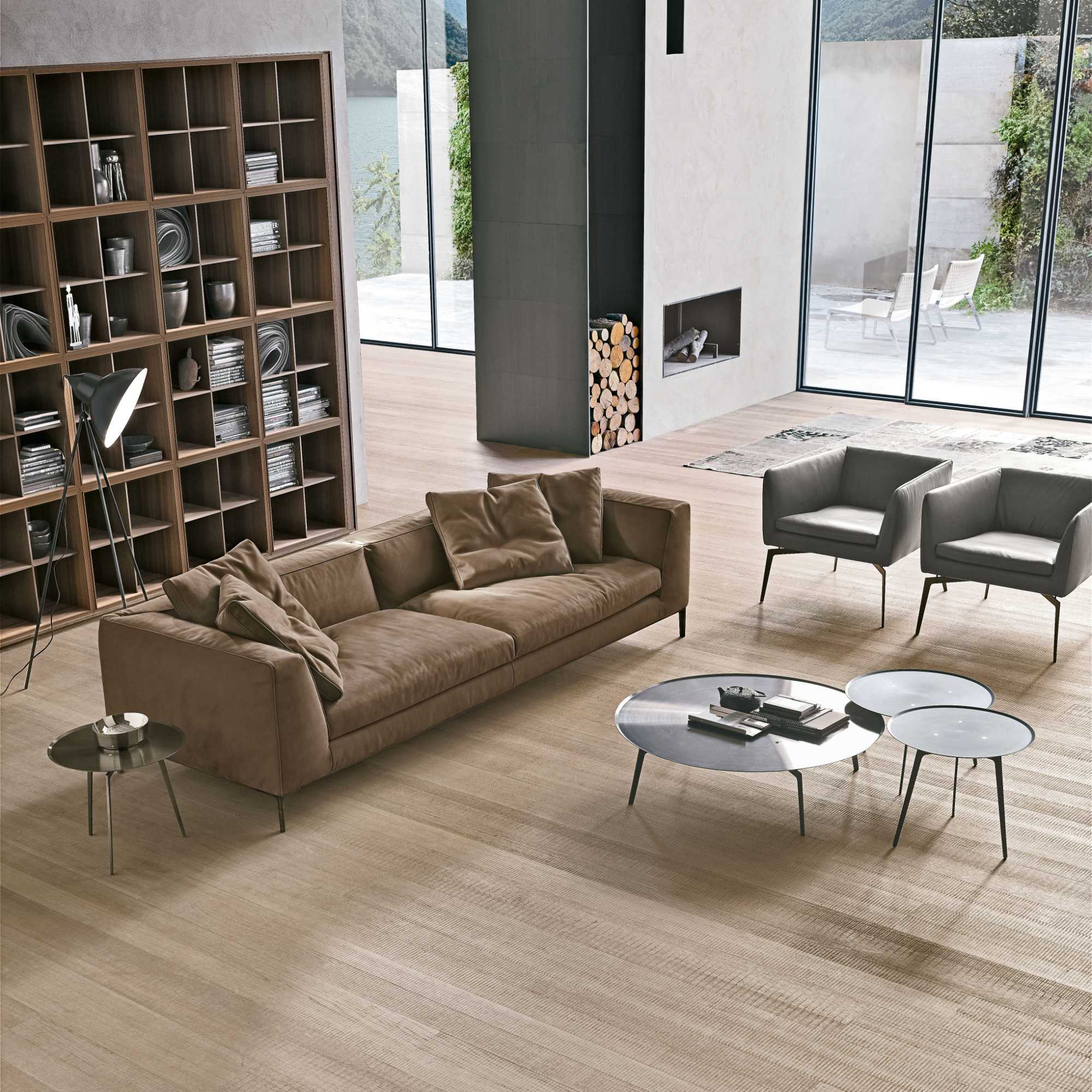 Cloud DCL 268 Sofa - Bronze/Leather (E 05 Essential)-4