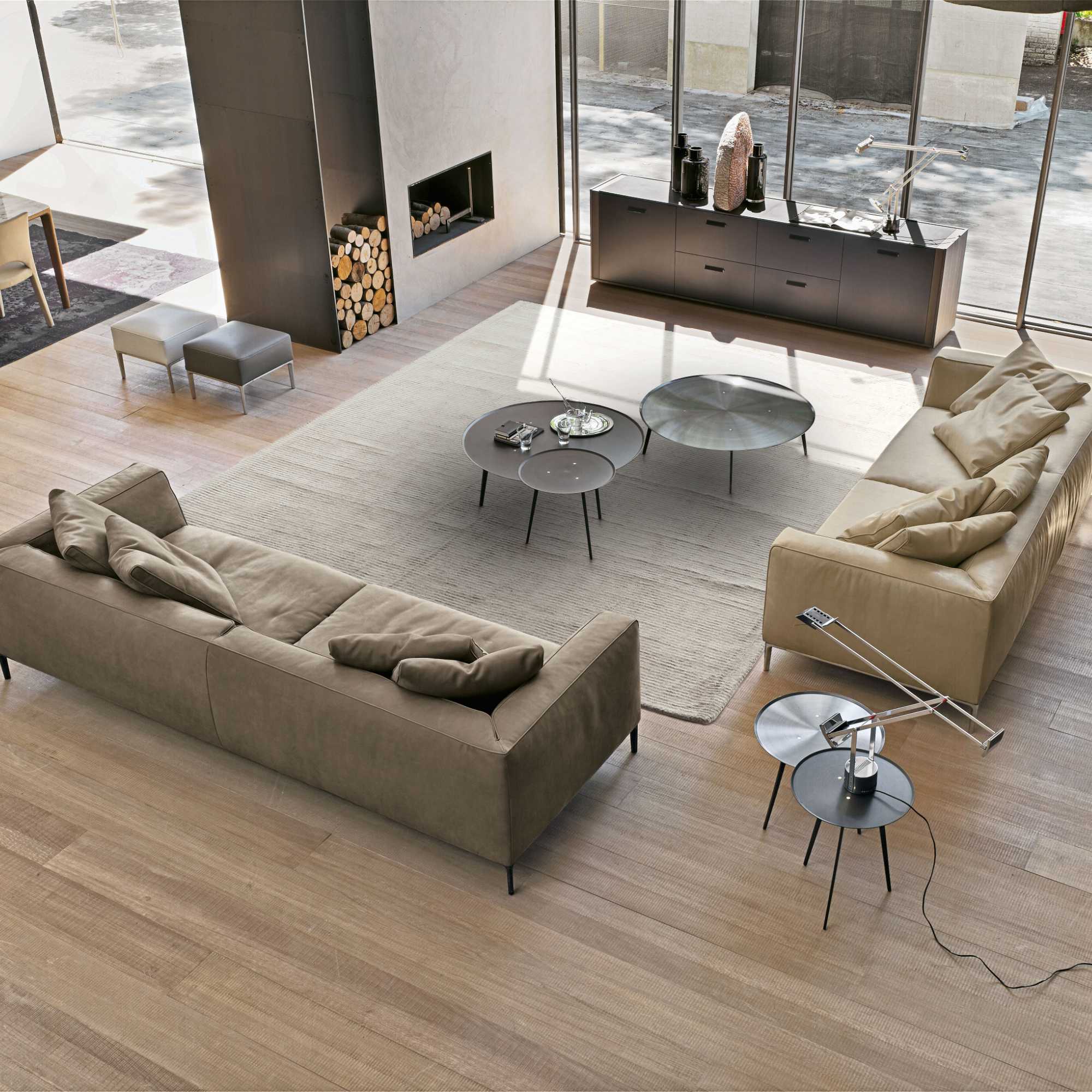 Cloud DCL 268 Sofa - Bronze/Leather (E 05 Essential)-7