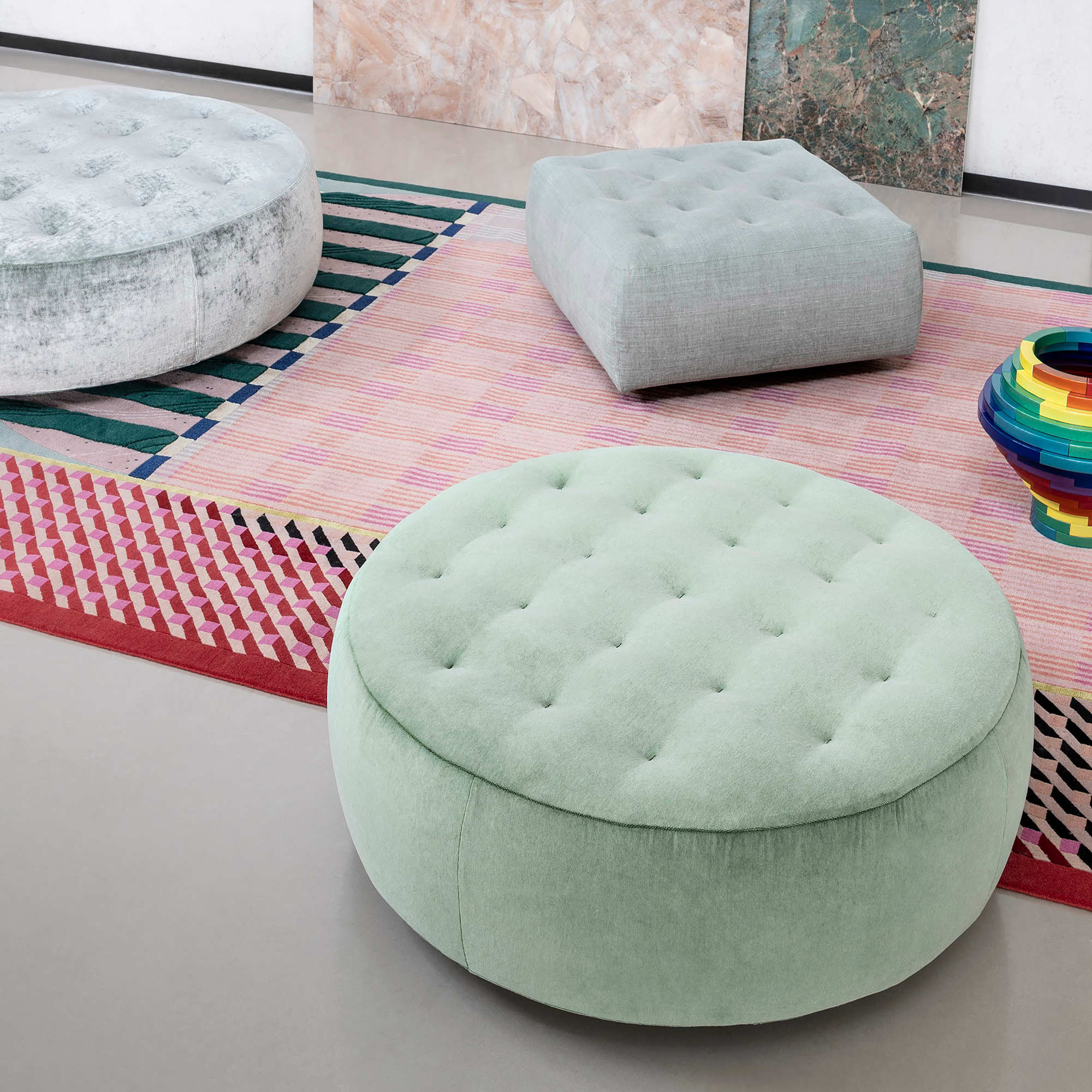 Cookie 8673 Pouf - Fabric Special (Vegas Velvet 60)-4