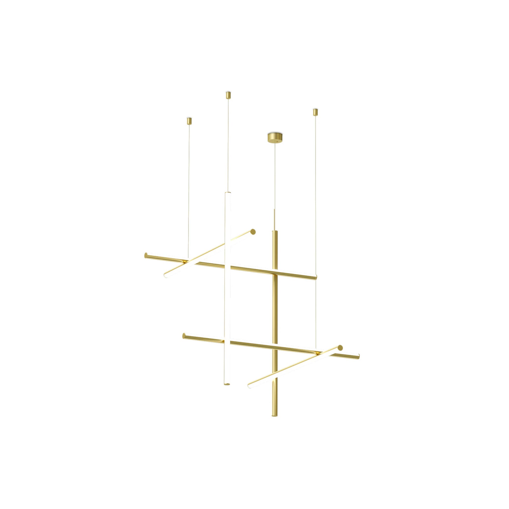 Coordinates Suspension 3 CLIII Pendant Lamp - Anodized Champagne-1