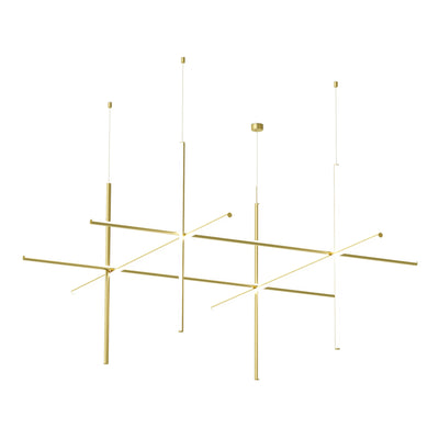 Coordinates Suspension 4 CLIII Pendant Lamp - Anodized Champagne