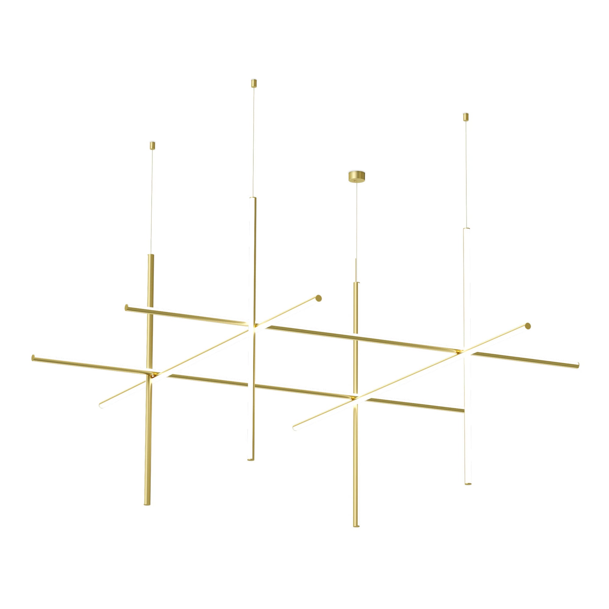 Coordinates Suspension 4 CLIII Pendant Lamp - Anodized Champagne-1