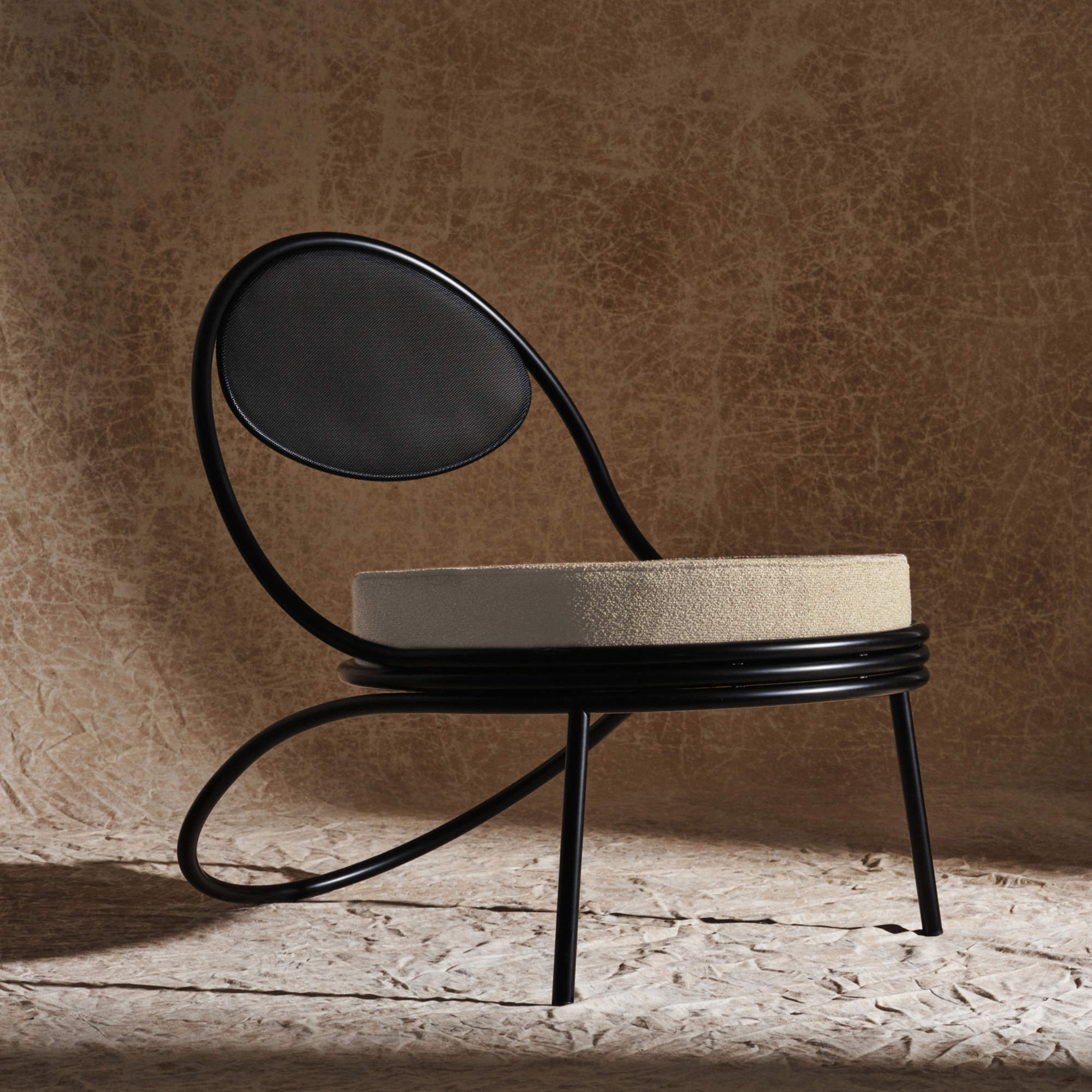 Copacabana 61214 Outdoor Lounge Chair - Black/Fabric B (Lorkey 041)