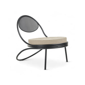 Copacabana 61214 Outdoor Lounge Chair - Black/Fabric B (Lorkey 041)
