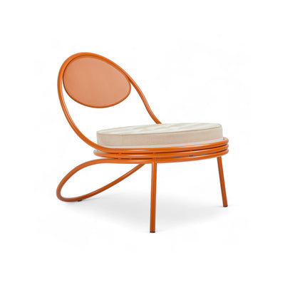 Copacabana 61214 Outdoor Lounge Chair - Orange/Fabric A (Leslie 040)