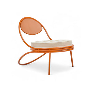 Copacabana 61214 Outdoor Lounge Chair - Orange/Fabric A (Leslie 040)