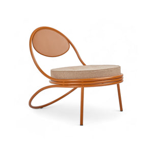 Copacabana 61214 Outdoor Lounge Chair - Orange/Fabric B (Lorkey 044)