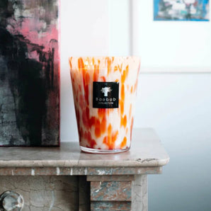 Coral Pearls Scented Candle - 24 cm
