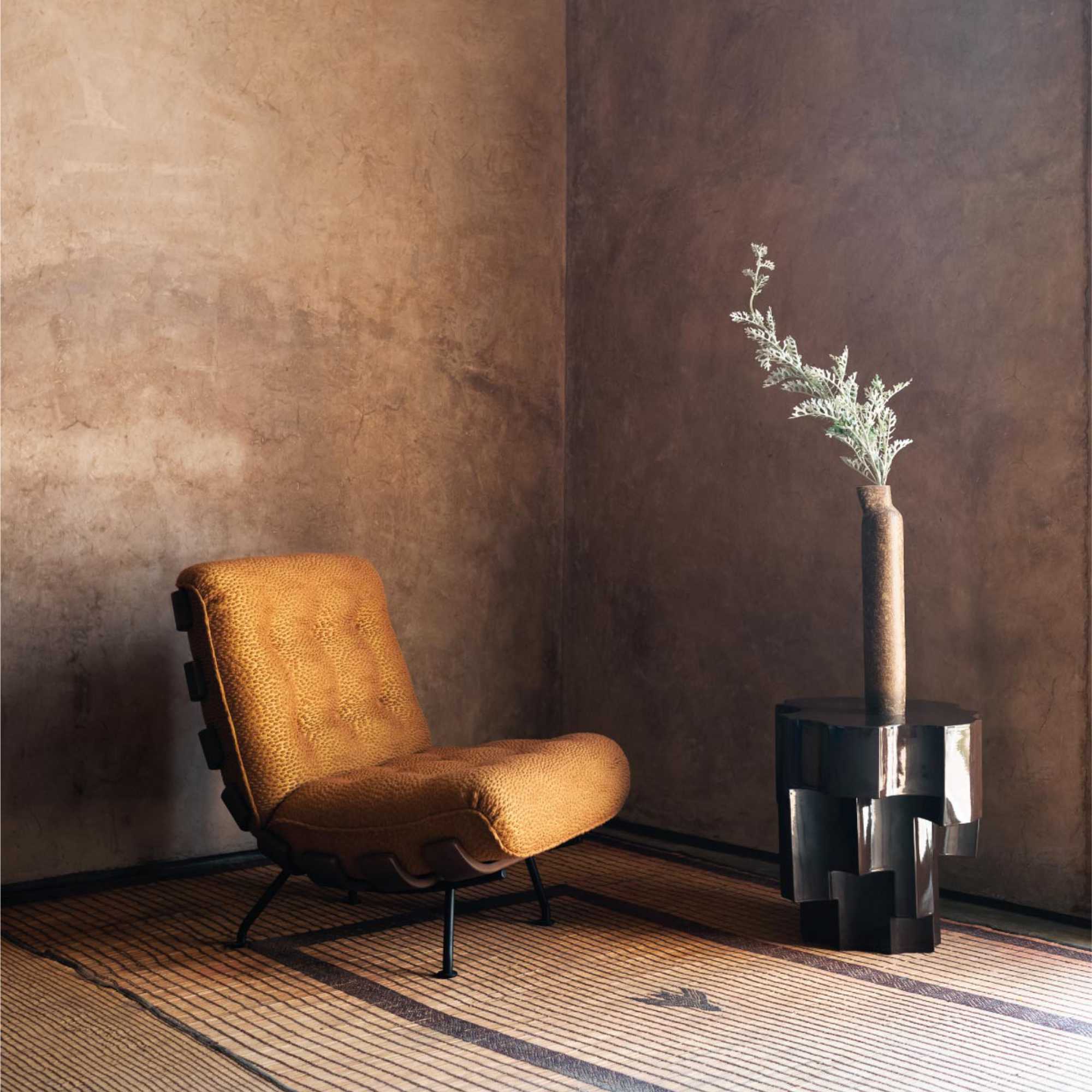 Costela 0CSTPL01 Armchair - Anthracite Grey Stained/Fabric M (Mays 05)