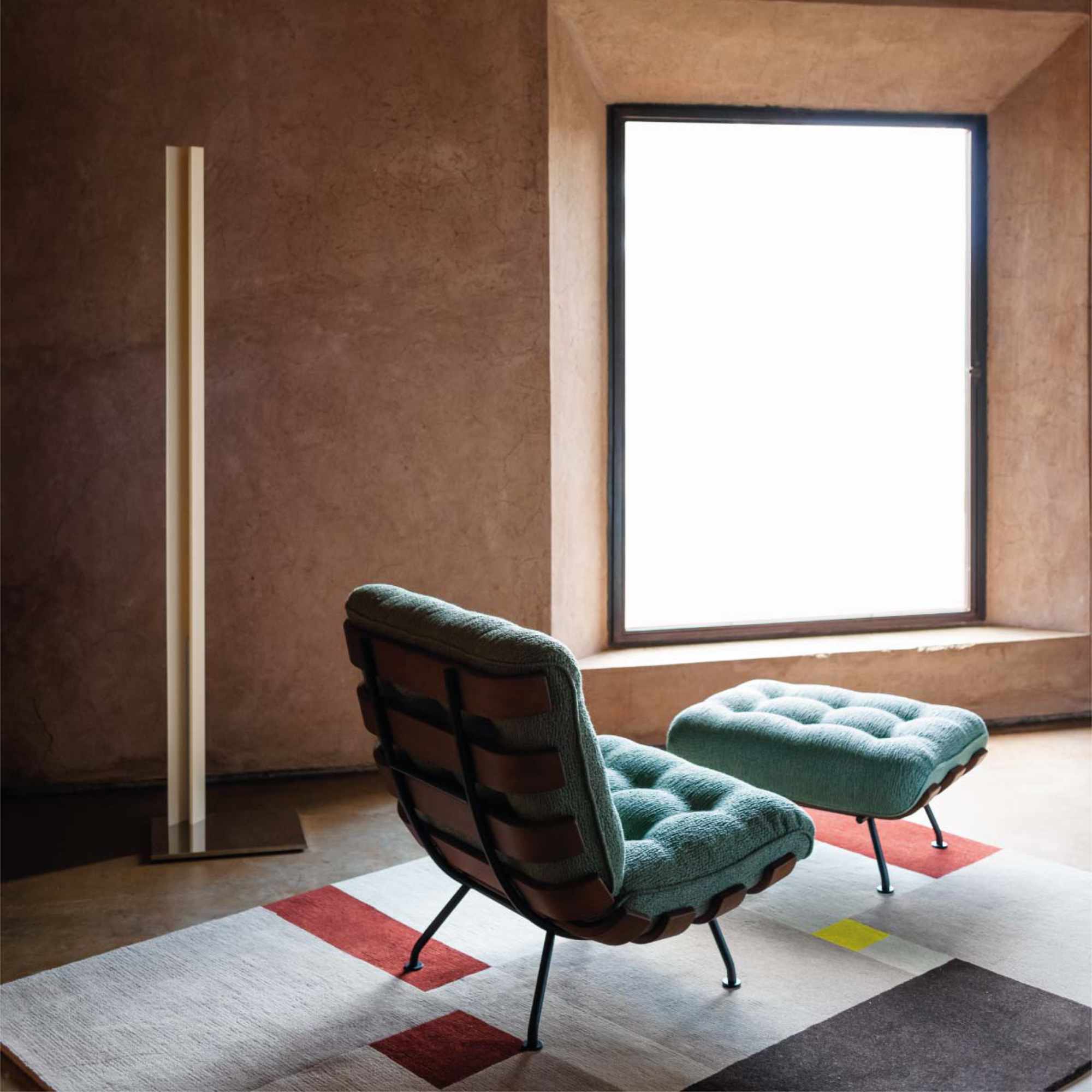 Costela 0CSTPF01 Ottoman - Anthracite Grey Stained/Fabric M (Mays 05)-6