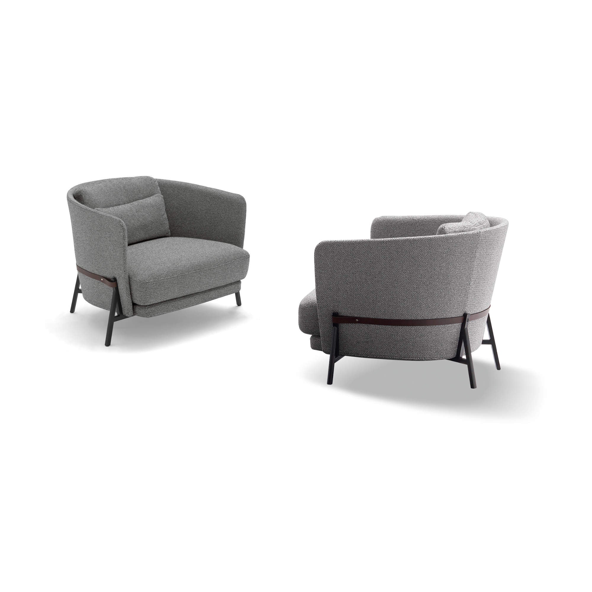 Cradle 3832 Armchair - Fabric T2 (Derby 58)-3