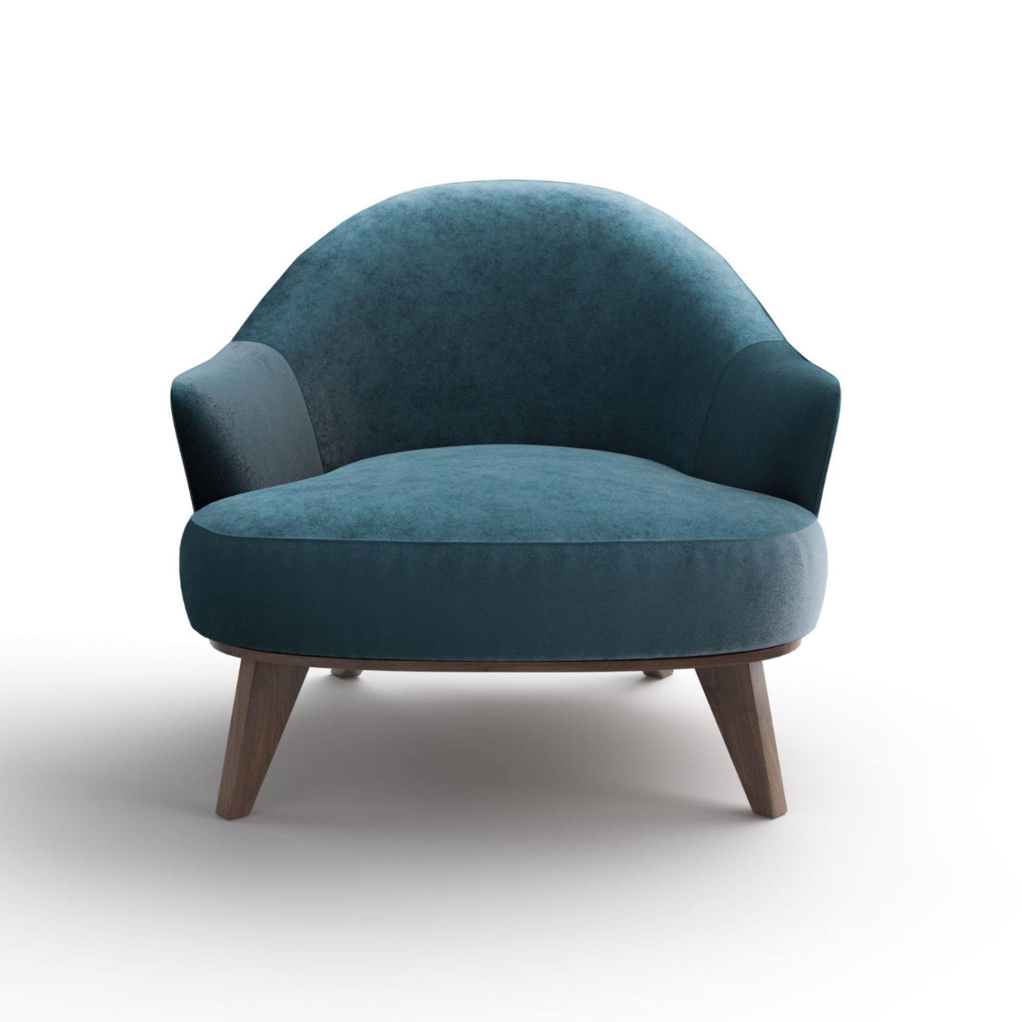 Alasia 001010 Armchair - Fabric G (Vegas 34 Petrolio)-3