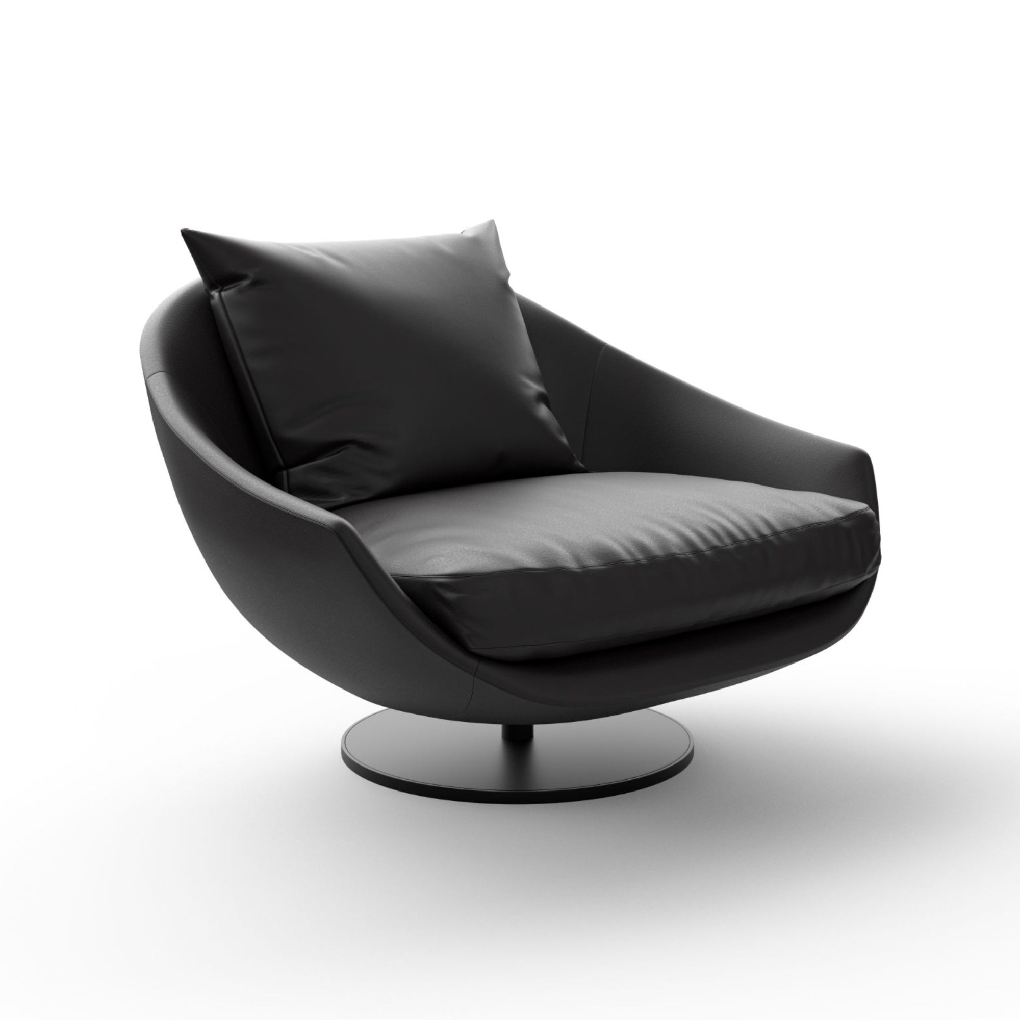 Avi 001015 Armchair - Leather Y (Cielo 10 Moro)-1