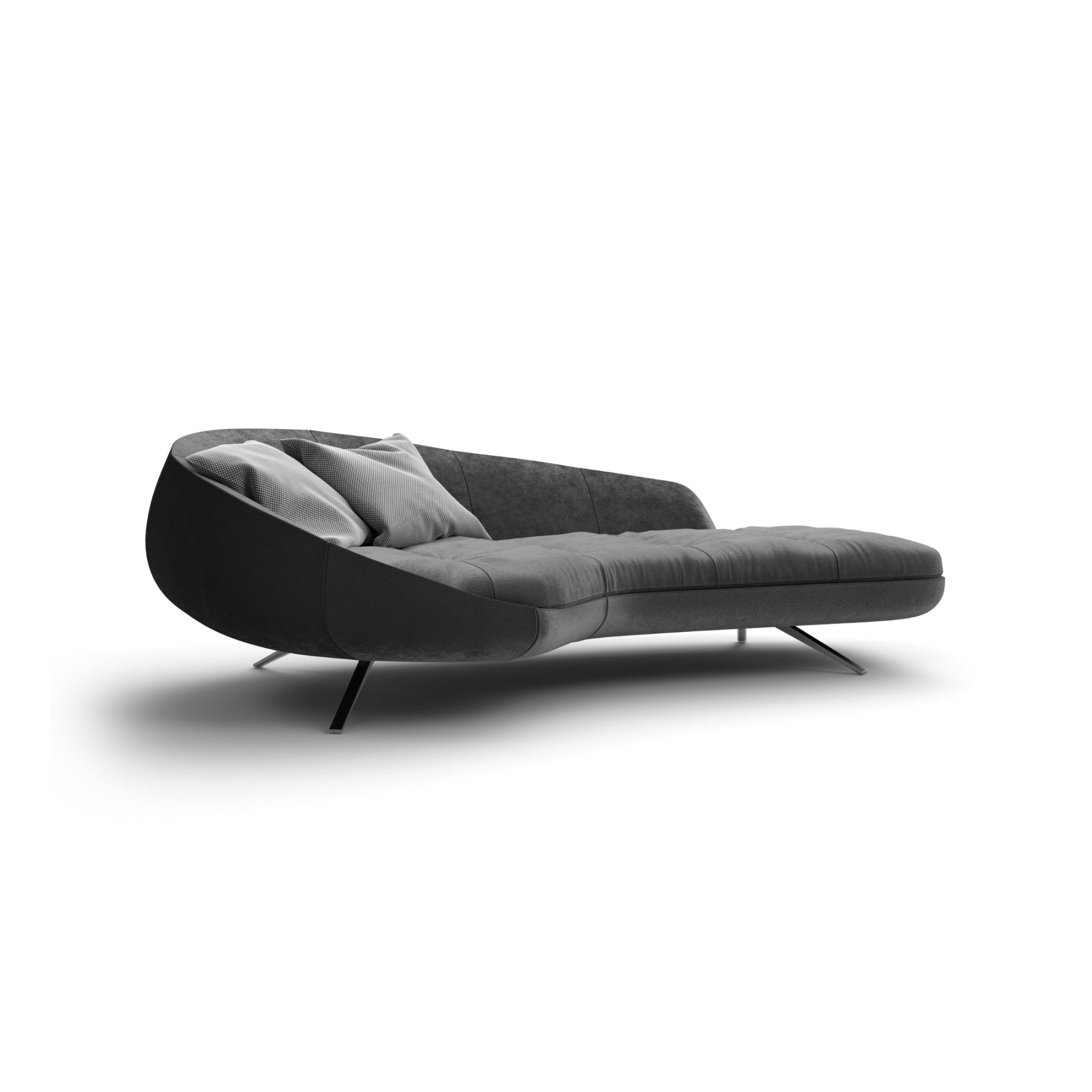 Boe 002071 Sofa - Fabric G (Vegas 49 Nero)-1