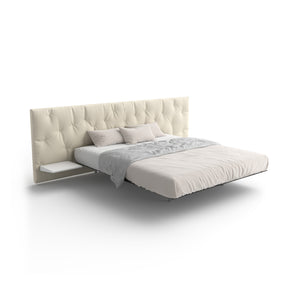 Chance Up 160 Bed - Leather Y (Setanil 550 Bianco)