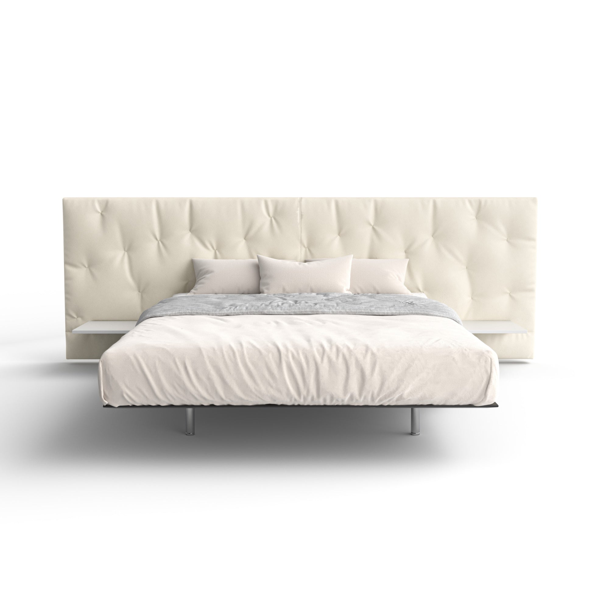 Chance Up 180 Bed - Leather Y (Setanil 550 Bianco)-3