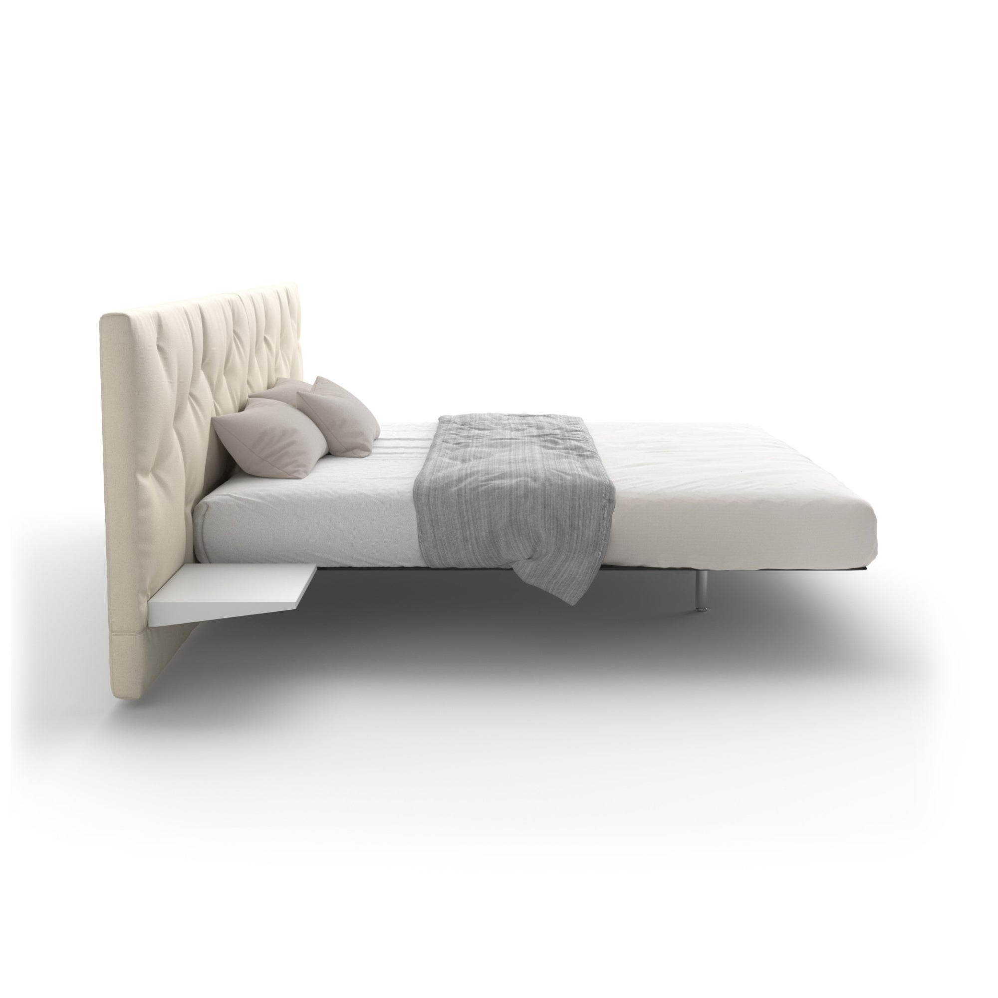 Chance Up 180 Bed - Leather Y (Setanil 550 Bianco)-4