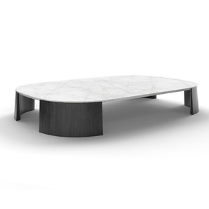 Dorvan 7628 Outdoor Coffee Table - White Carrara Marble