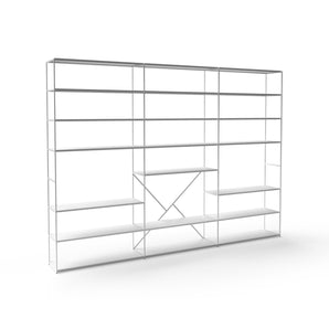 Image LIB257 Bookcase - Matt White