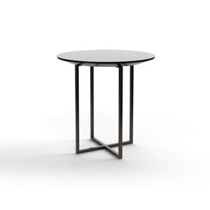 Sabi 007621 Side Table - Matt Bronze/Black Marquina