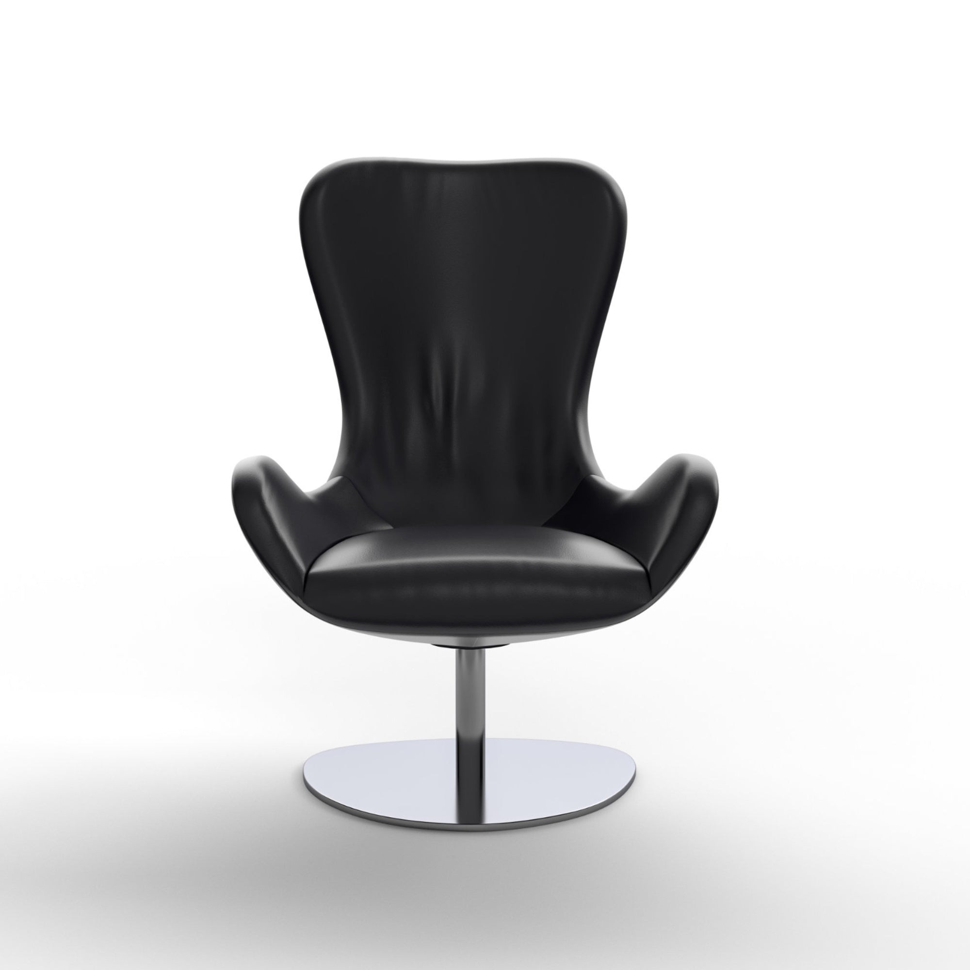 الجناح 001010.007450 كرسي صالة - جلد Y (Cielo 30 Nero)-3