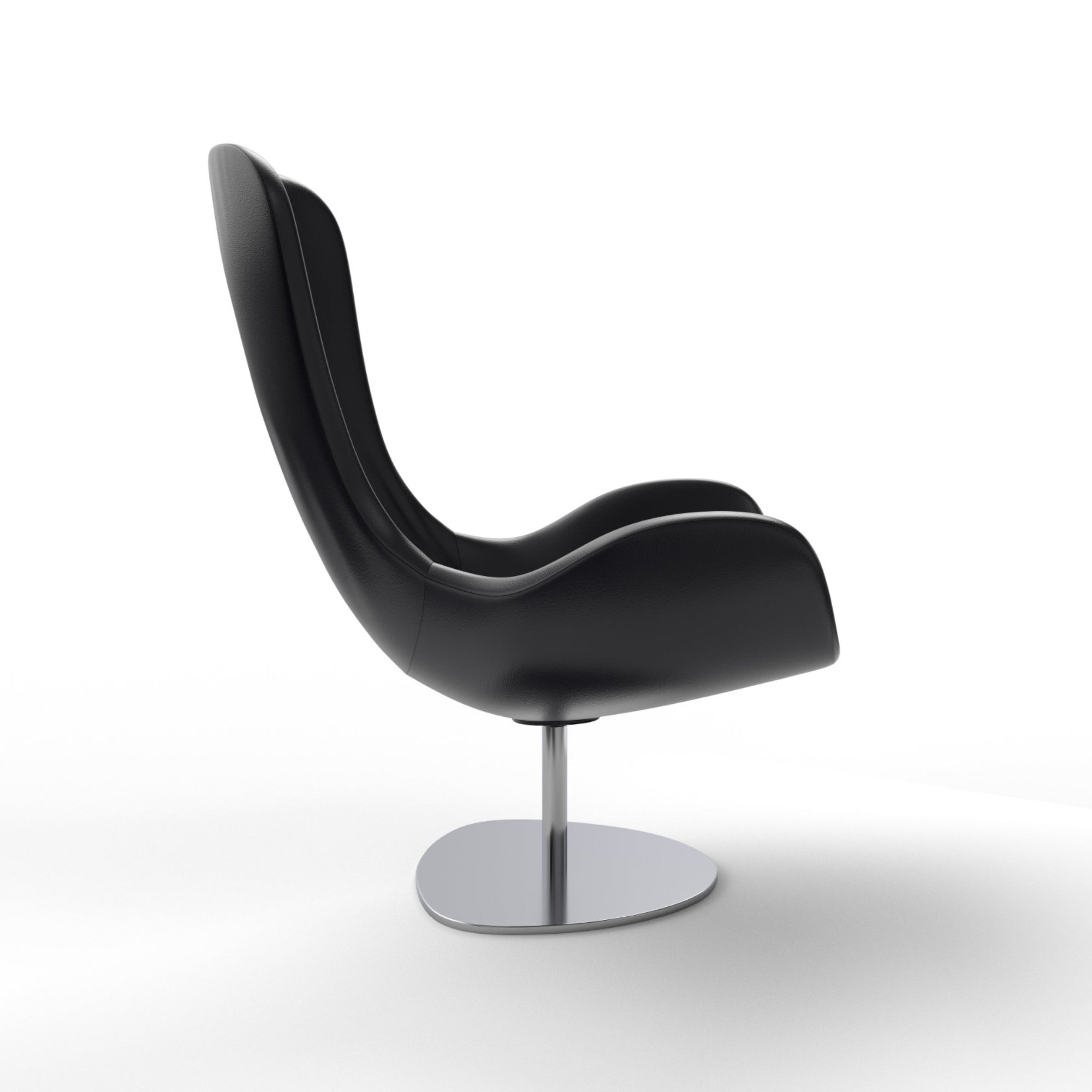 الجناح 001010.007450 كرسي صالة - جلد Y (Cielo 30 Nero)-4