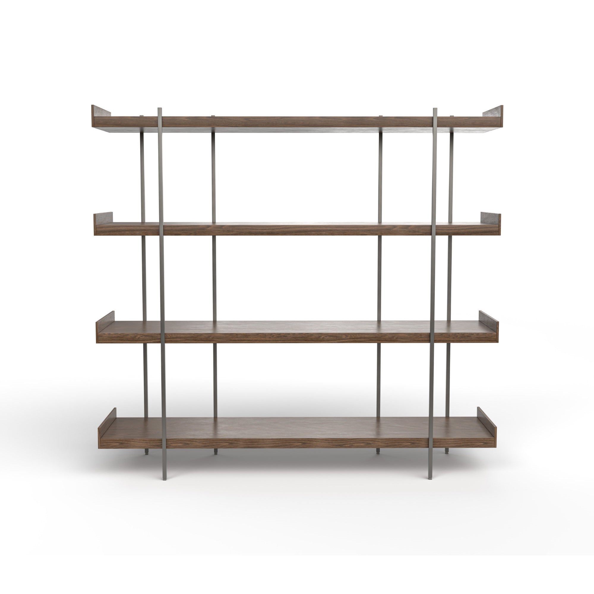 Unit UNITJLI04 Bookcase - Chocolate Walnut (LE16)-3