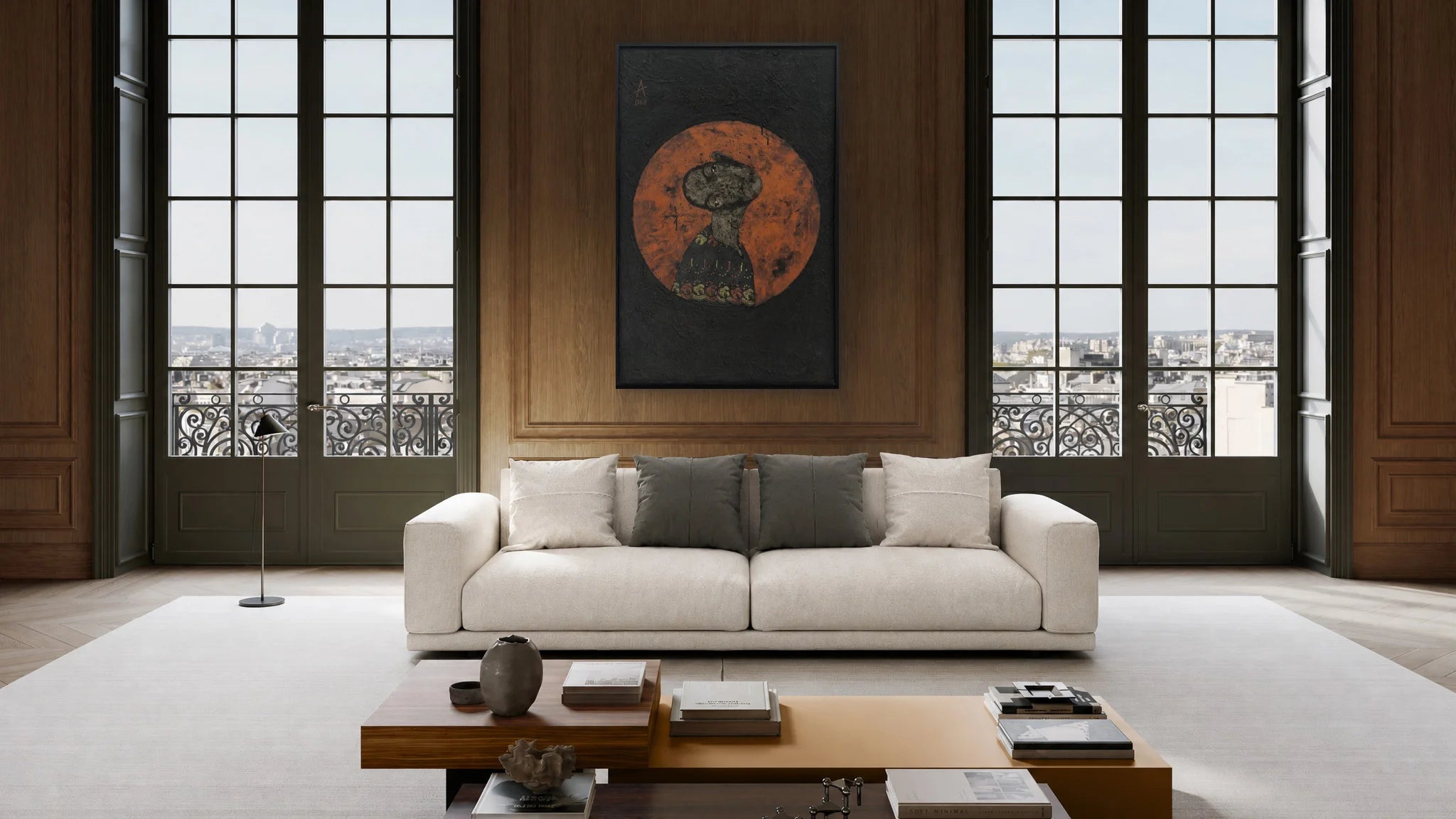 Nevyll D30SM Low Sofa - Fabric M (Medley 011)