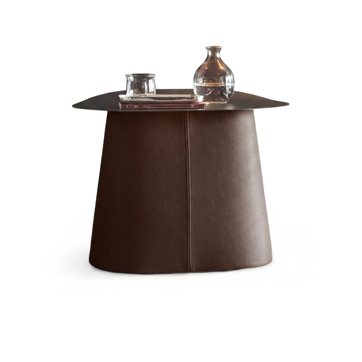 Puppet PUPBJCM01 Bedside Table - Light Brown ME11/Leather Top (Tokio 500)-3