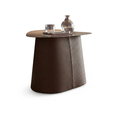 Puppet PUPBJCM01 Bedside Table - Light Brown ME11/Leather Top (Tokio 500)