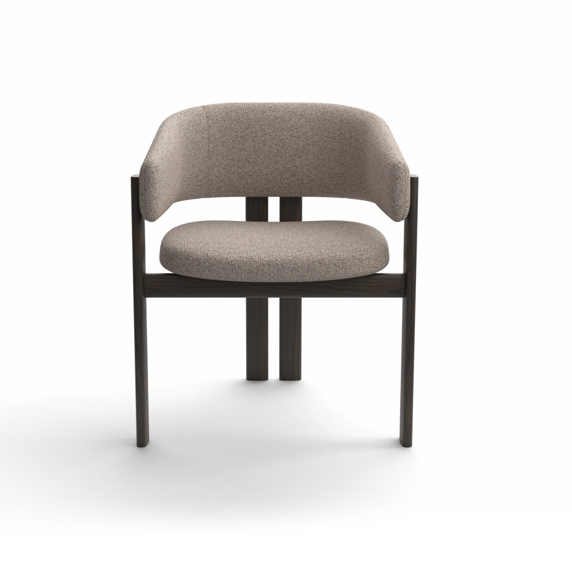 Biarritz BIARS1000 Dining Chair - Grey Wood LE12/Fabric A (Atene 03)-3