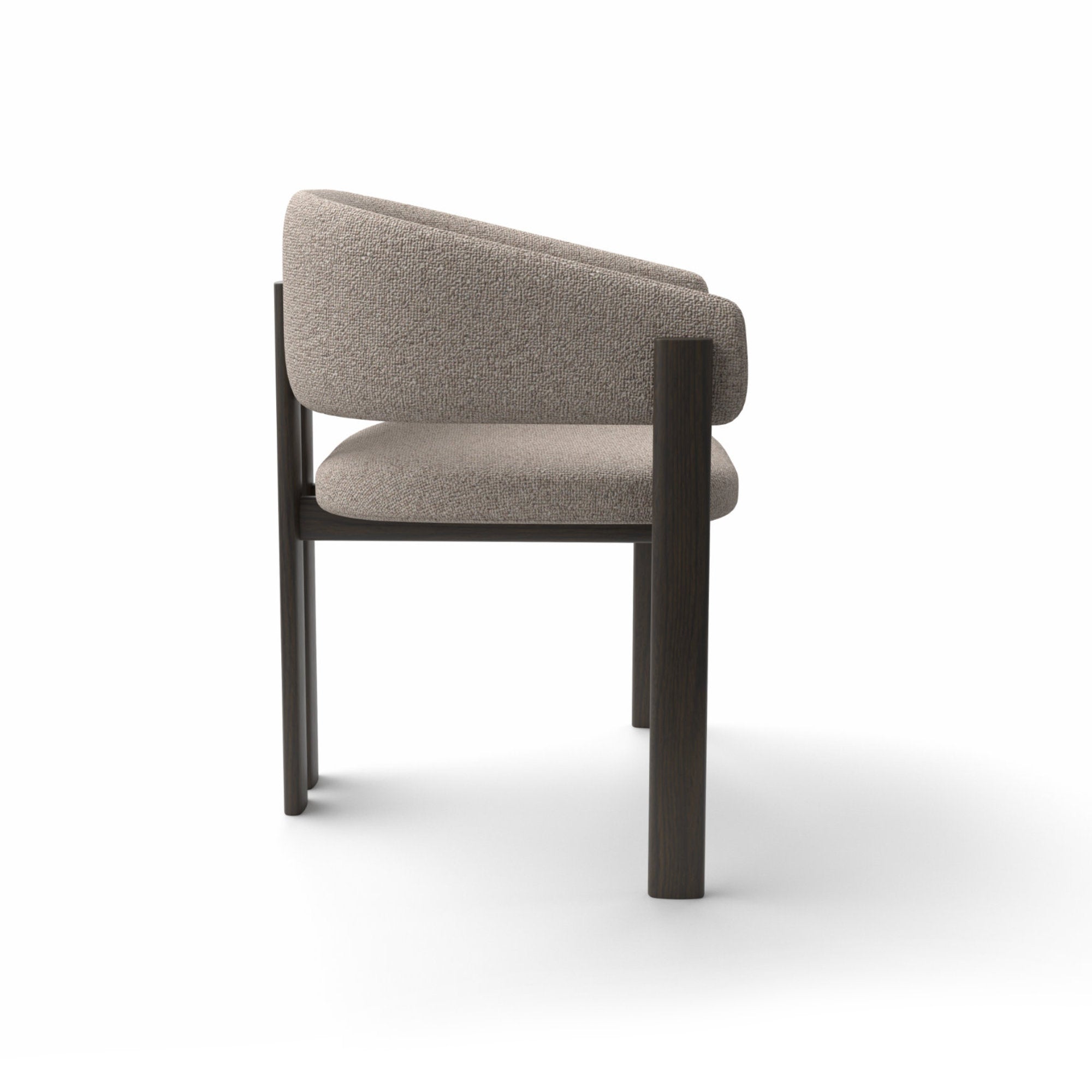 Biarritz BIARS1000 Dining Chair - Grey Wood LE12/Fabric A (Atene 03)-4