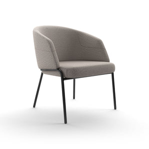 Central Park CEPAS100B Dining Chair - Black (ME09) / Fabric M (Martin 101)