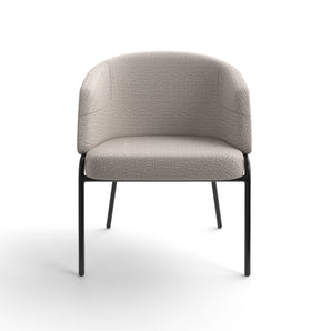 Central Park CEPAS100B Dining Chair - Black (ME09)/Fabric M (Martin 101)