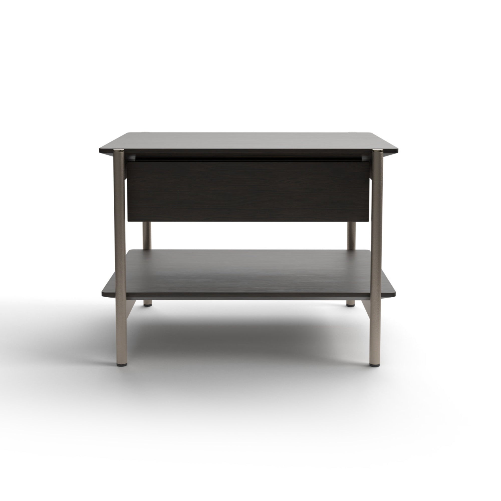 Erys ERYSJCM01 Bedside Table - Light Brown ME11/Grey Wood LE12-3
