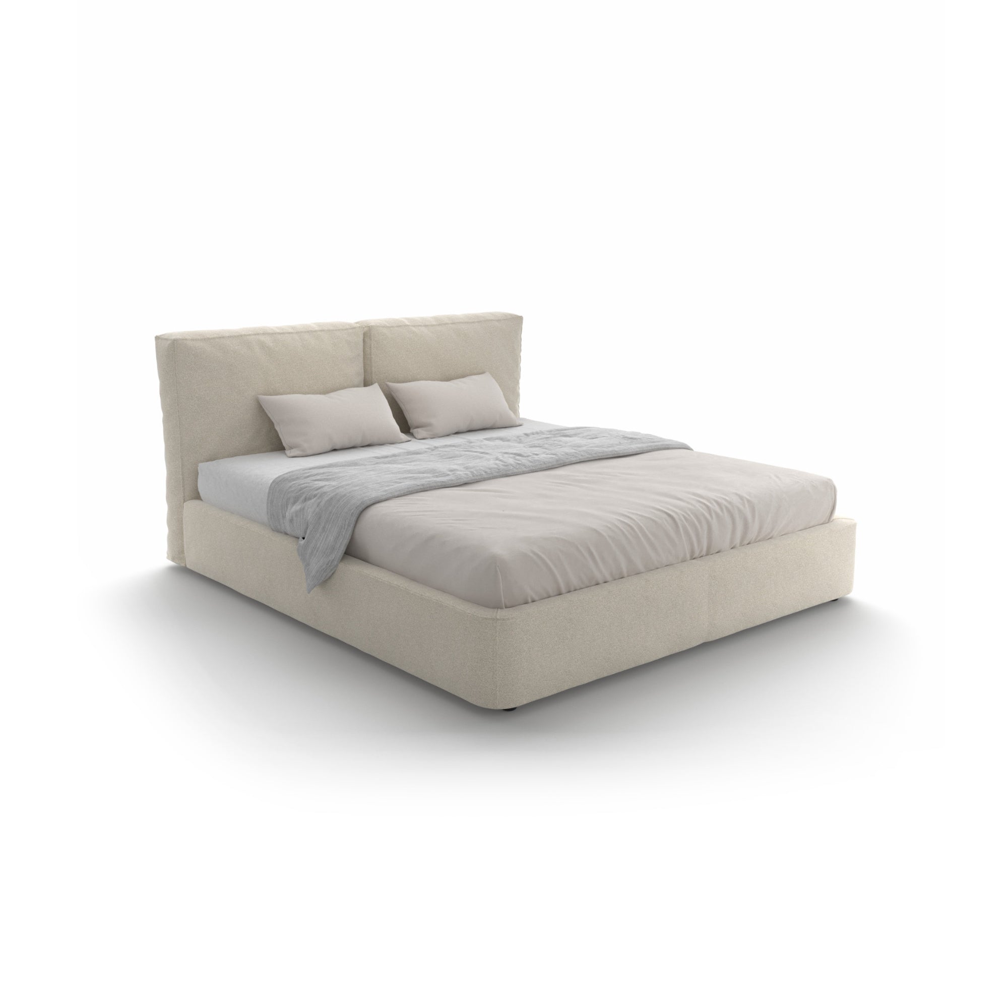 Flann 2.0 180 Bed - Fabric P (Petra 040)-1