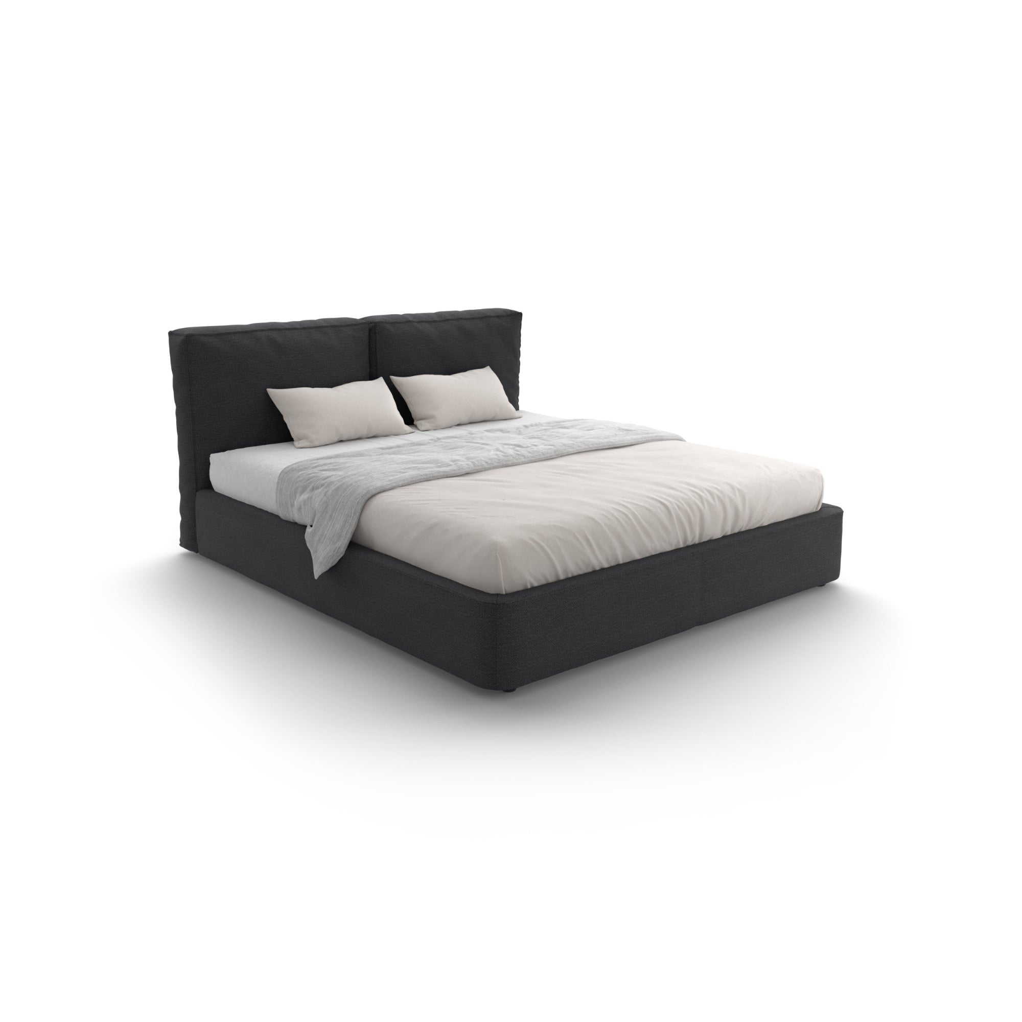 Flann 2.0 180 Bed - Eucalyptus (LE05)/Fabric M (Madera 571)