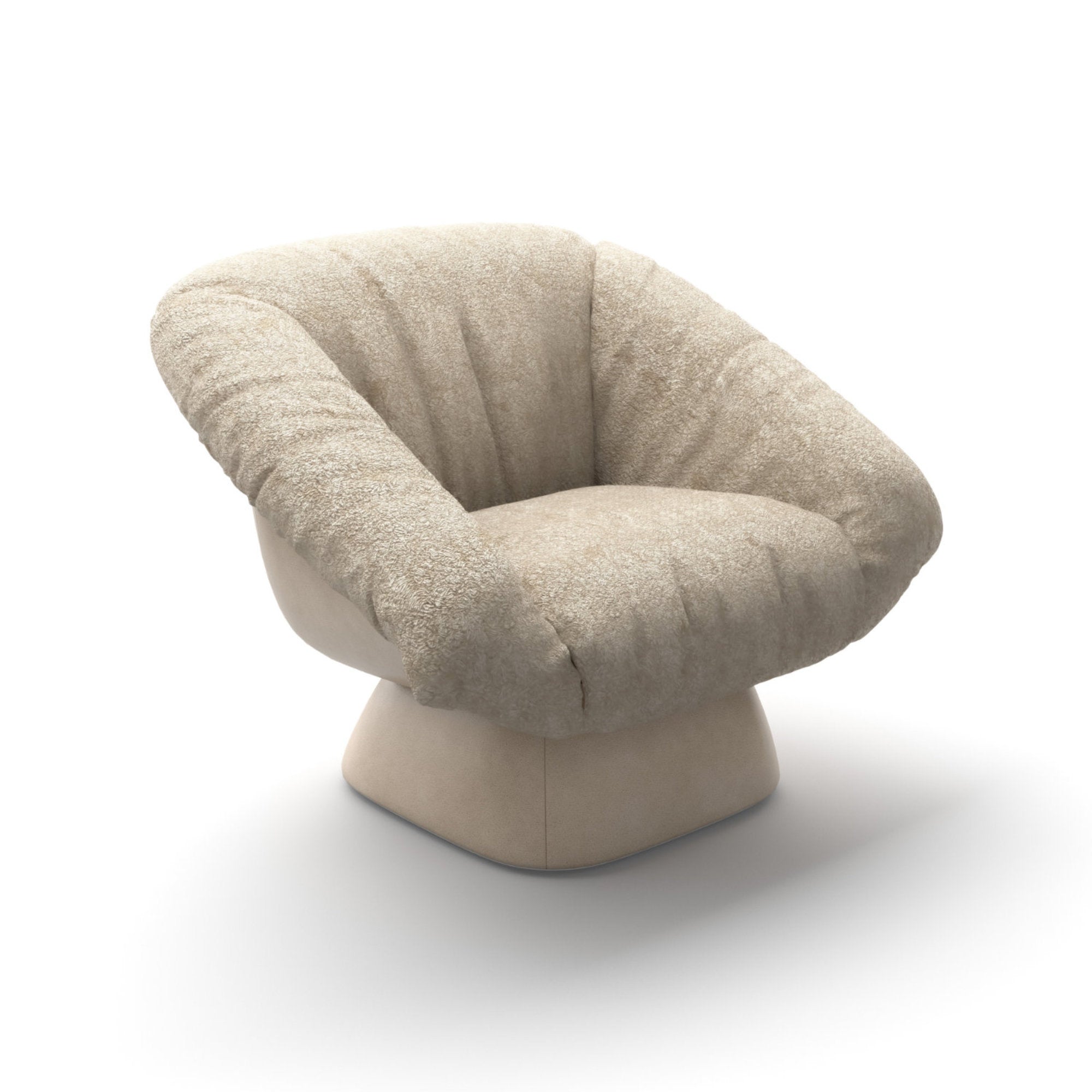 Hall Mix P10M0 Armchair - Leather VIP(Vogue 409)/Fabric U (Uber 23)