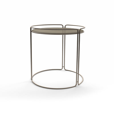Monolith OJTA02 Outdoor Side Table - Bronze Glass (VE02)