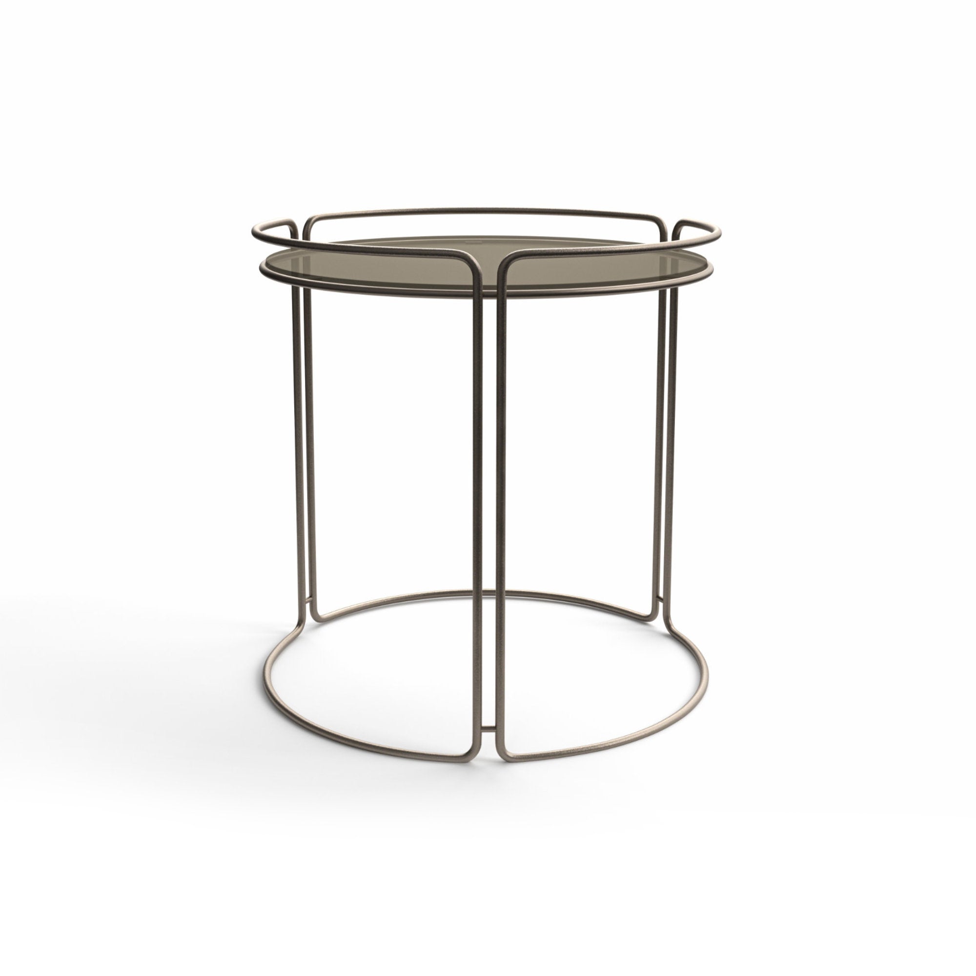 Monolith OJTA02 Outdoor Side Table - Bronze Glass (VE02)-3