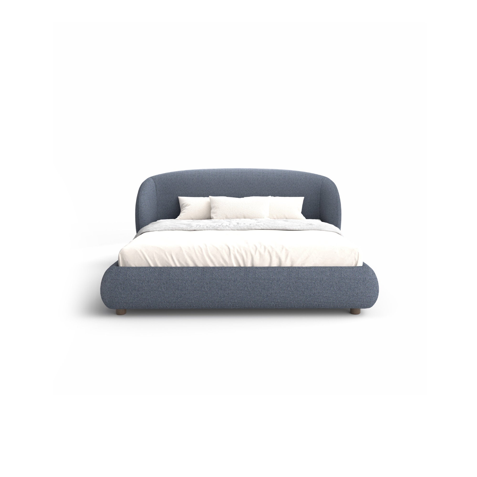 Pacific 160 Bed - Eucalypto Dyed/Fabric M (Medley 018)-3