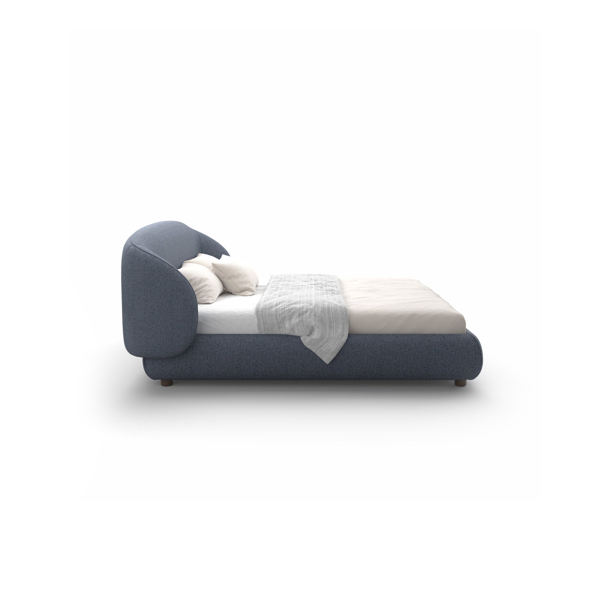 Pacific 160 Bed - Eucalypto Dyed/Fabric M (Medley 018)-5