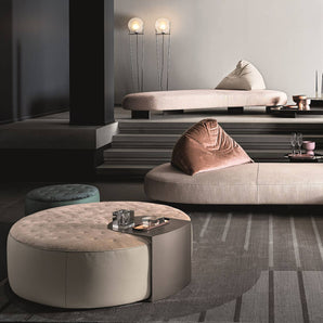 Papilo Island Sofa - Eucalyptus LE05/Fabric E (Enter 024)/Fabric P (Pablo 171)