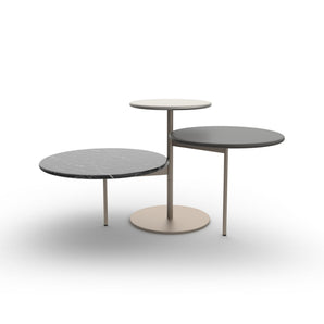 Tris Side Table - Light Brown (ME11) / Light Grey (LE10) / Grey Carnico (MA08) / Anthracite Wood (LE01)