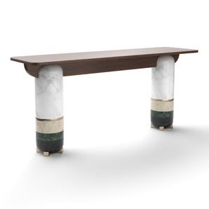 Dolce Vita 180 Console - Dark Walnut