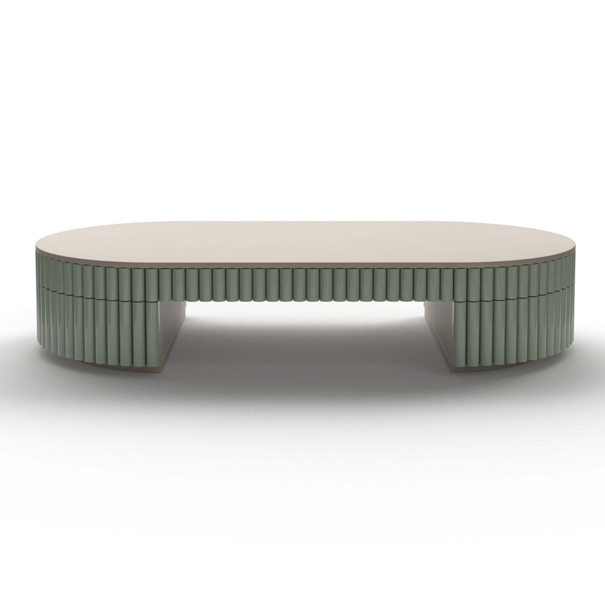 Nouvelle Vague Coffee Table - Cloud Tiles/Taupe Wood-3