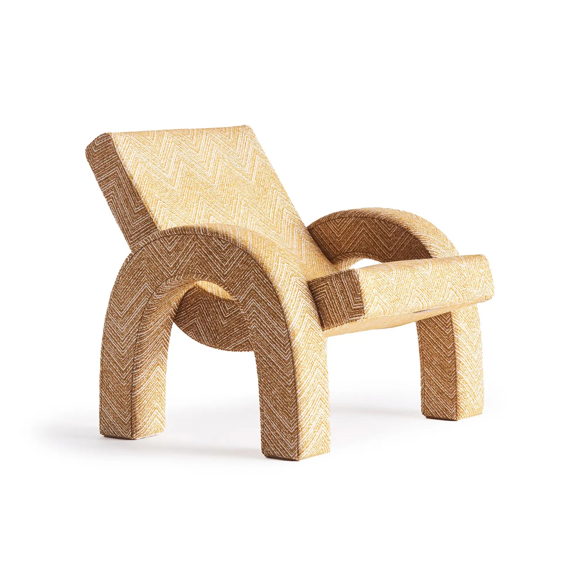 Arco Lounge Chair - Fabric (Teide 13 Ochre)