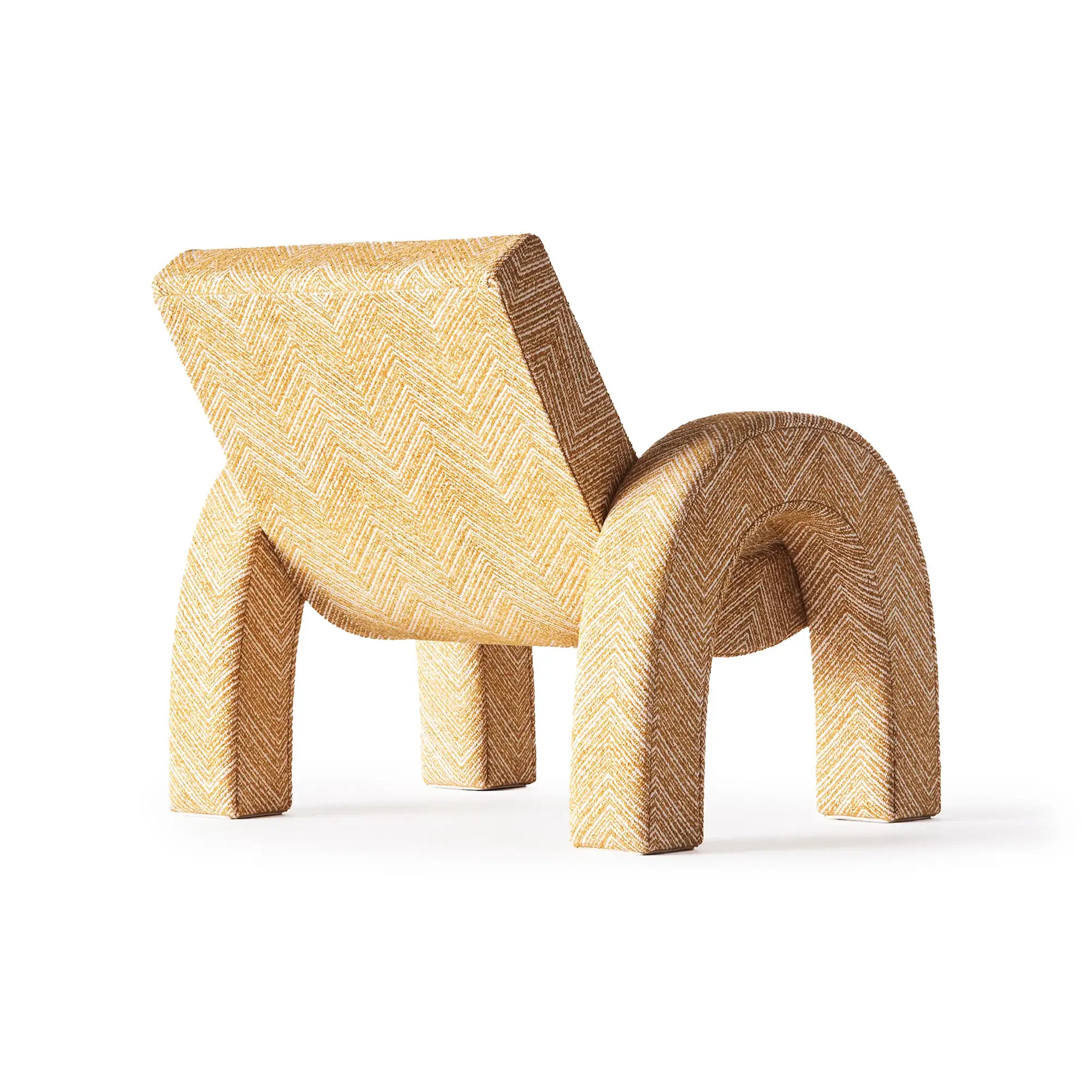 Arco Lounge Chair - Fabric (Teide 13 Ochre)-3